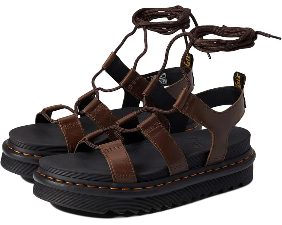 Кожаные сандалии-гладиаторы Dr. Martens Nartilla на платформе