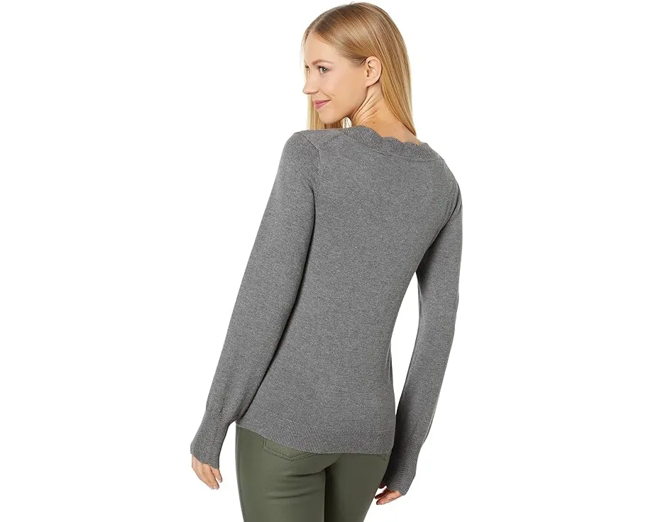 Свитер Hatley Alice с ажурной вязкой и круглым вырезом