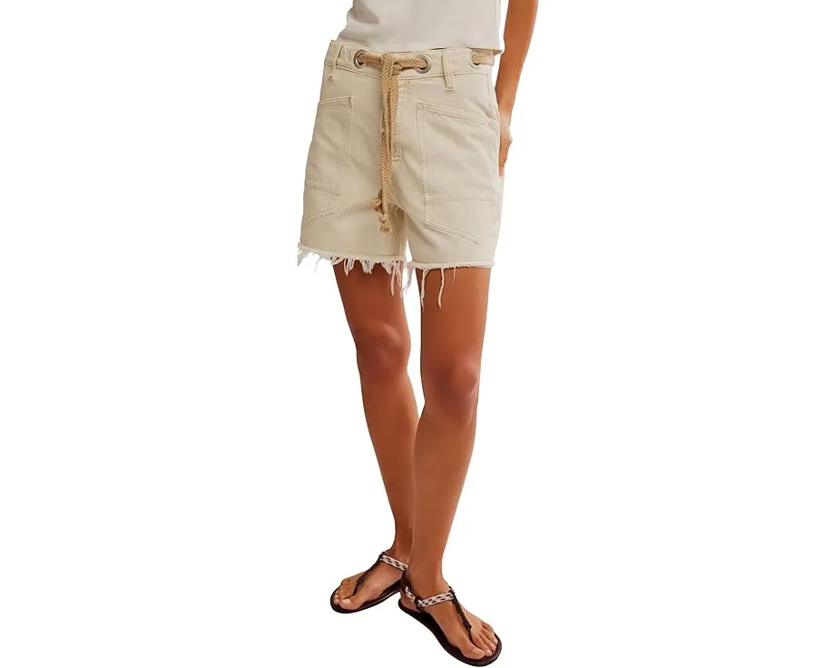 Шорты Free People Moxie с низкой посадкой и широким кроем