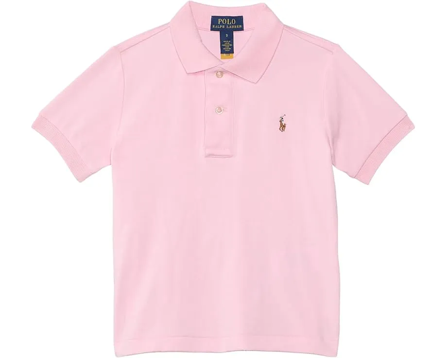 Мягкая поло Polo Ralph Lauren Kids из хлопка для старших детей