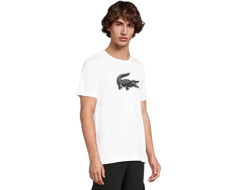 Футболка Lacoste с логотипом крокодила на груди