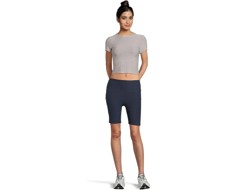 Beyond Yoga футболка Featherweight Cropped с ребристой отделкой