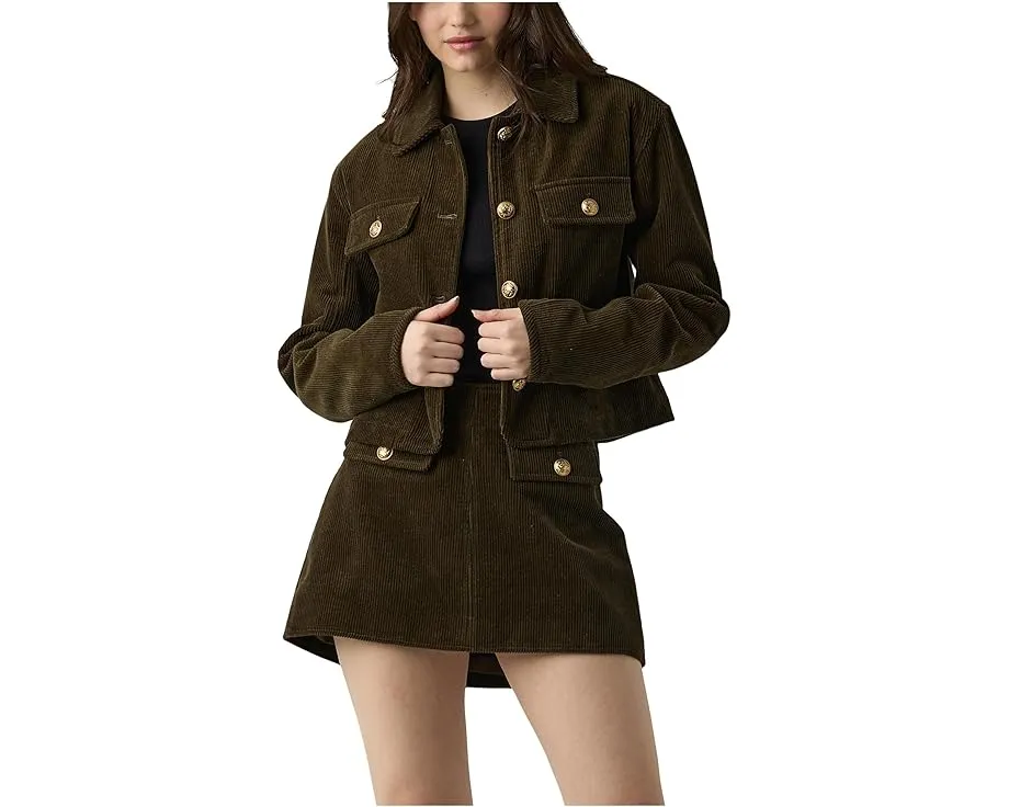 Жакет-рубашка Blank NYC из вельвета с накладными карманами