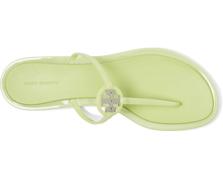 Желейные босоножки Tory Burch Mini Miller с логотипом Double T