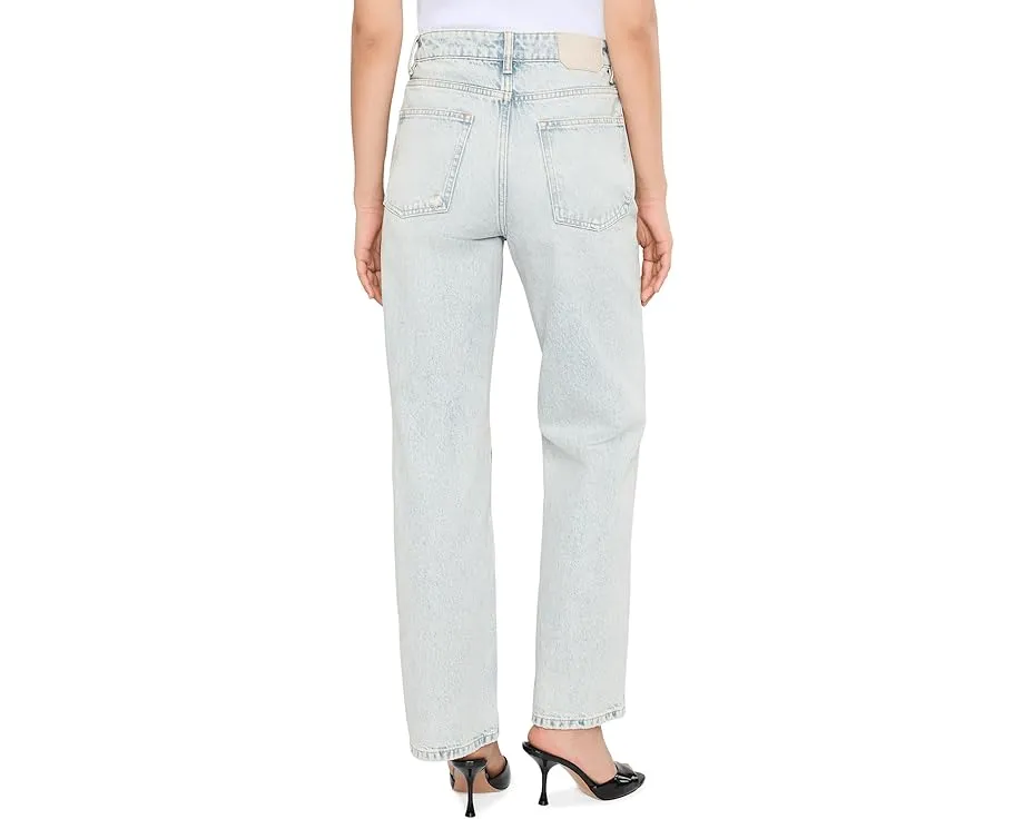 AllSaints Джинсы Brooklyn прямые из светлого денима