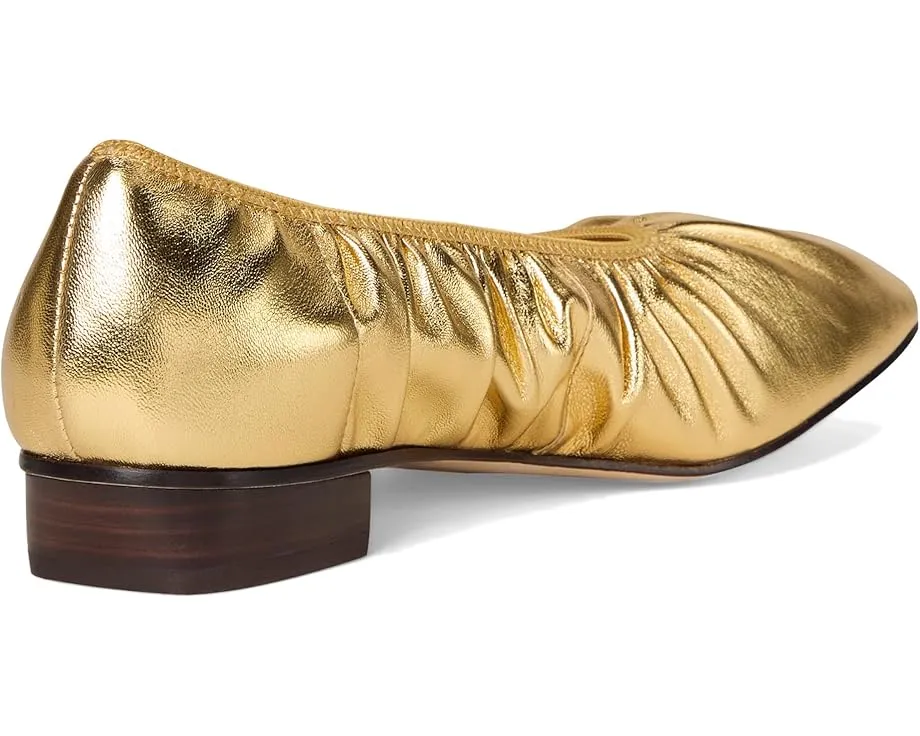 Балетки Loeffler Randall Tove с квадратным носком и металлическим отливом