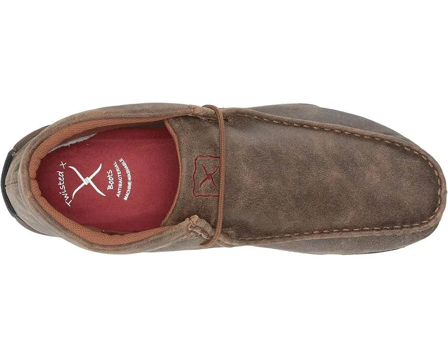 Мокасины Twisted X MDM0003 для вождения с кожаной подошвой и стелькой EVA