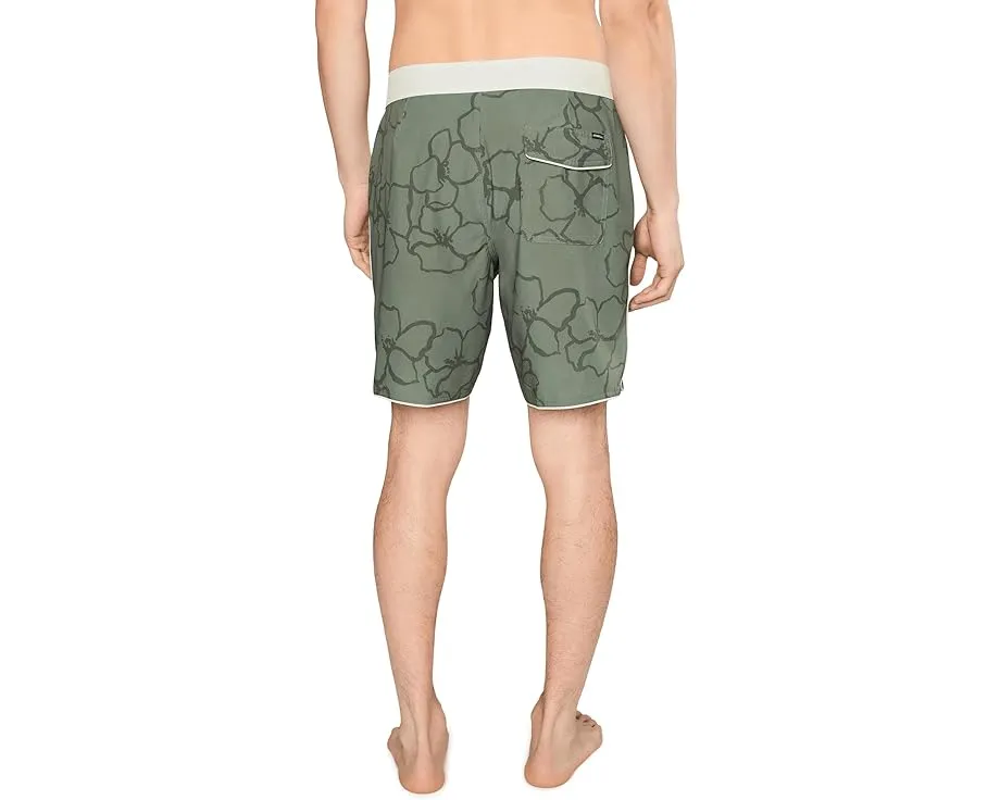 Плавки O'Neill Hyperfreak Mysto Scallop 19 дюймов (48.26 см) с четырехсторонним растяжением