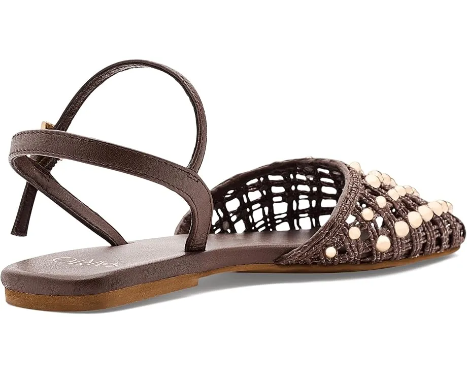 Franco Sarto балетки Inali Strappy с плетеным верхом и квадратным носком