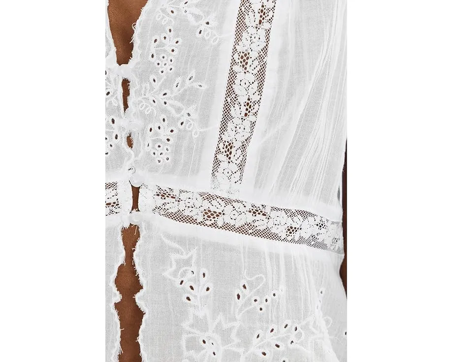 Топ Day Dreamer от Free People с вышивкой и расклешенным силуэтом