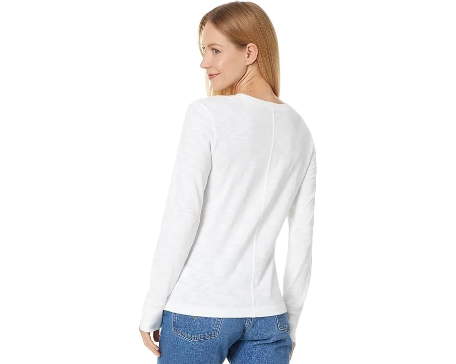 Длинная футболка Lilla P с резинкой на манжетах и воротнике