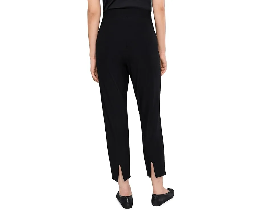 Узкие укороченные брюки Washable Stretch Crepe с разрезом сзади Eileen Fisher