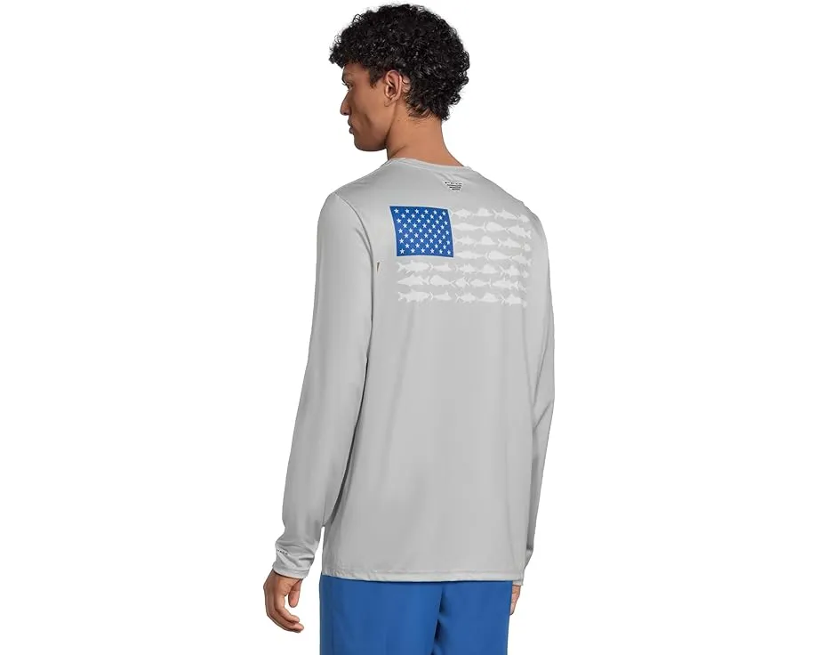 Рубашка для рыбалки Columbia Terminal Tackle PFG Fish с длинным рукавом и защитой от солнца UPF 50