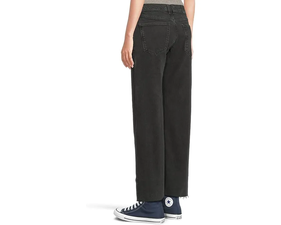 Джинсы Free People Risk Taker с высокой посадкой и прямым кроем