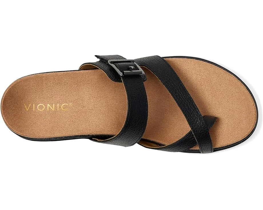 Шлепанцы VIONIC Carmela Thongs с технологией VIO MOTION и регулируемой липучкой