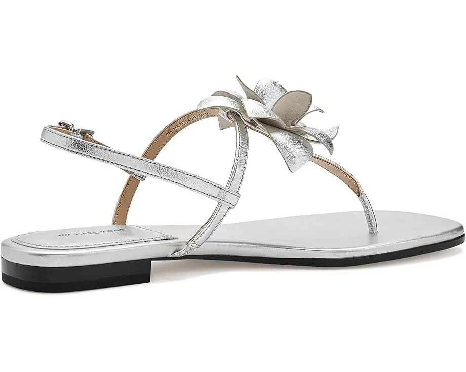 Сандалии Jacie Thong MICHAEL Michael Kors с кожаным цветком