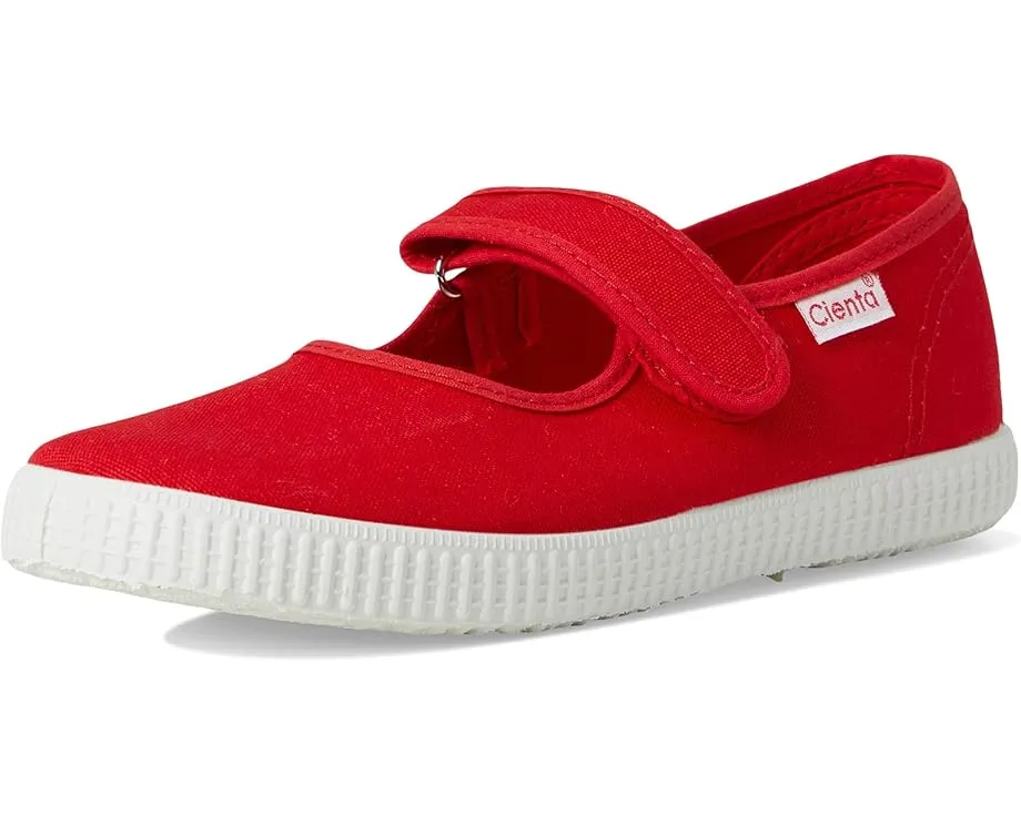 Детские туфли Cienta Kids Shoes 5600002 типа мэри джейн на липучке из хлопка