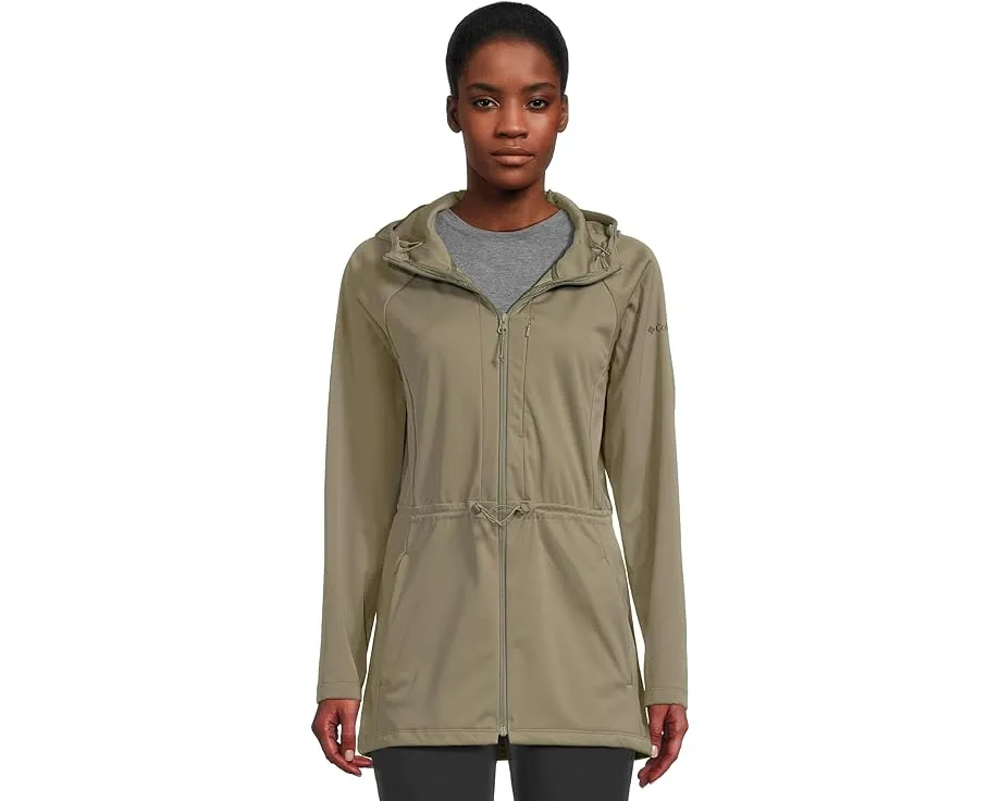 Мягкая куртка Columbia Flora Park II Softshell с защитой от ветра Omni Wind и капюшоном
