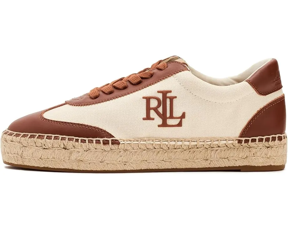 Эспадрильи-кроссовки Lauren Ralph Lauren Luize из холста и кожи наппа