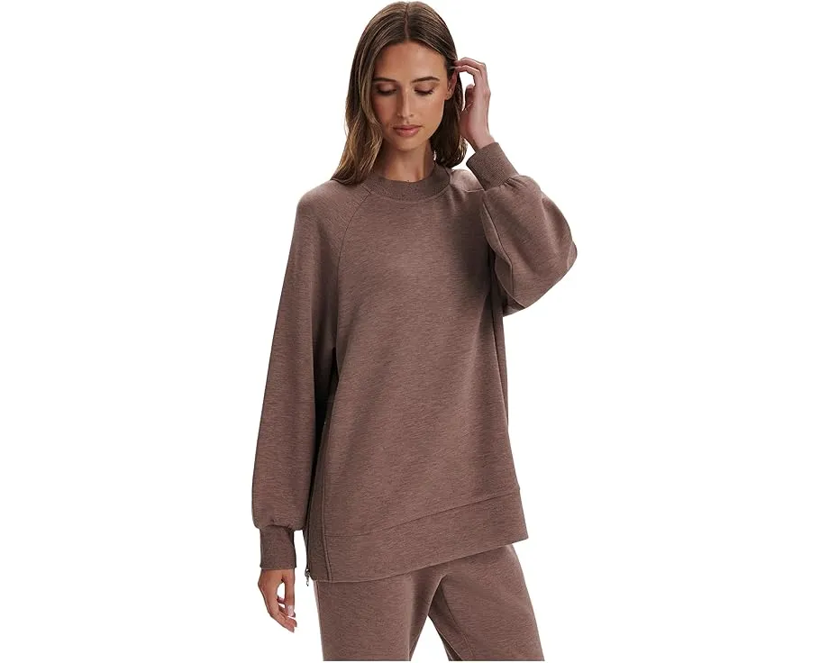 Уютный свитшот Nicole Boyfriend с заниженной линией плеч и молниями от Varley