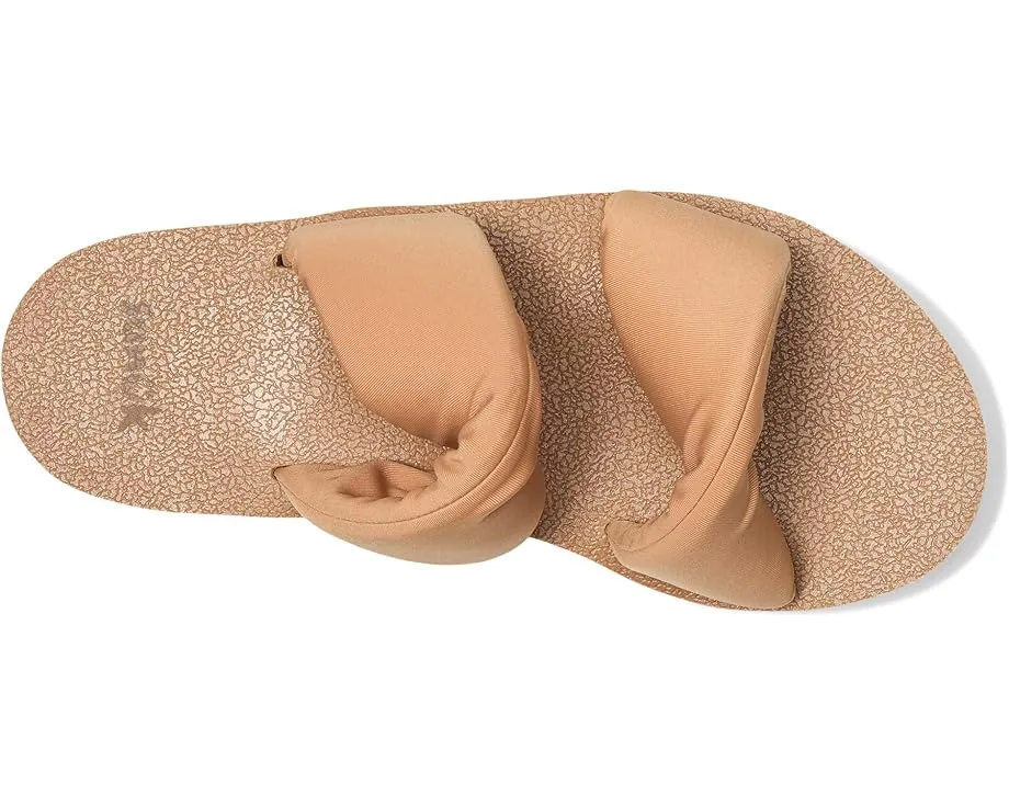 Сандалии Sanuk Yoga Twist-n-slide с платформой и стегаными ремнями на удобной стельке из пеноматериала