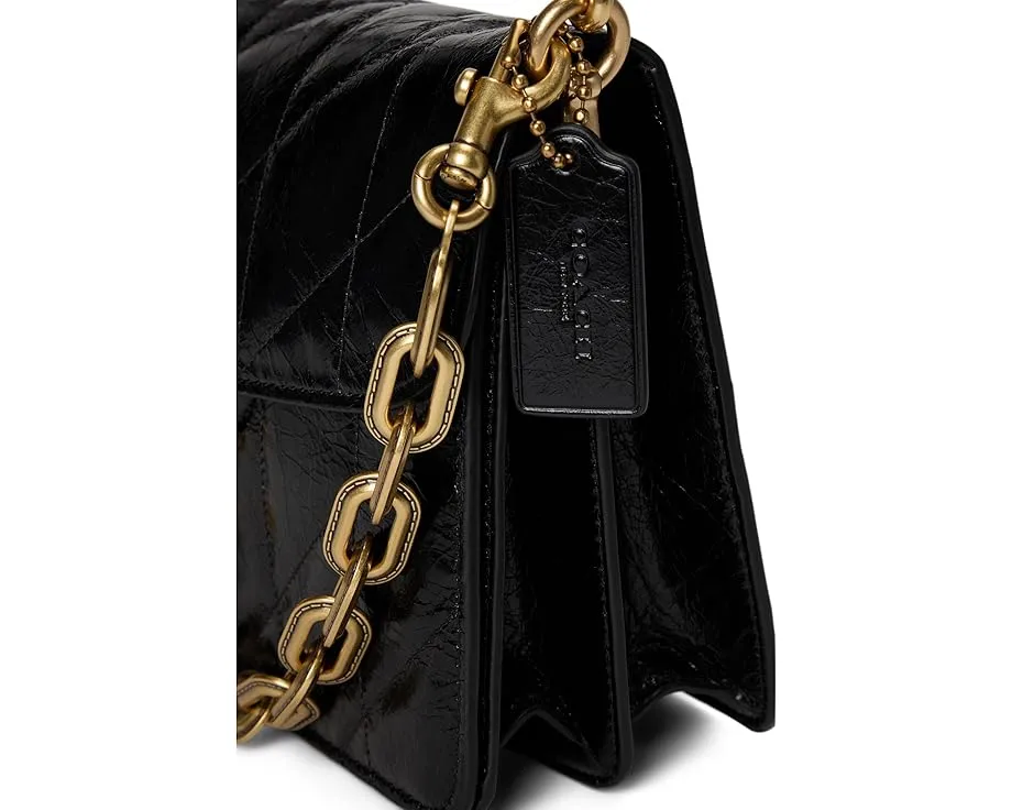 COACH стеганая сумка Chain Tabby через плечо с цепным ремнем