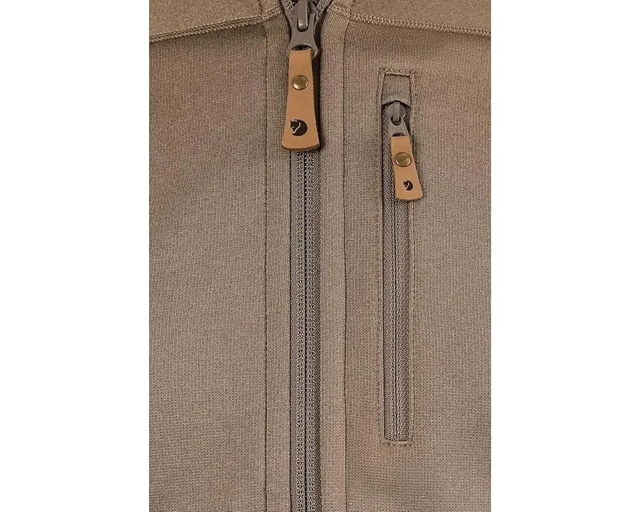 Толстовка Abisko Trail Fleece от Fjällräven с отводом влаги и капюшоном