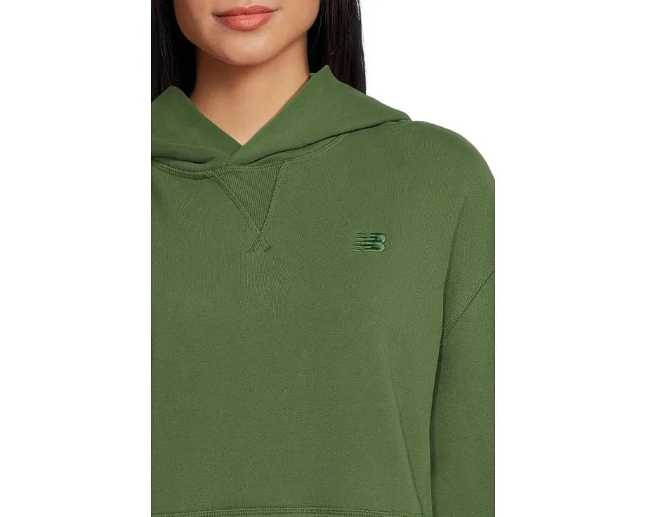 Оверсайз худи New Balance Athletics French Terry с вышитым логотипом