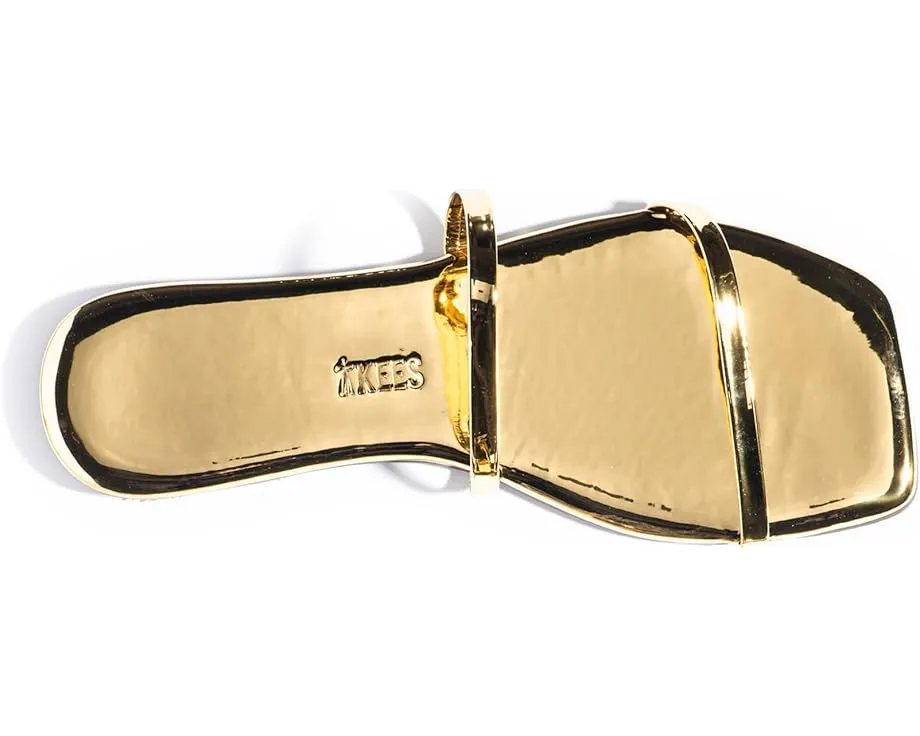 Блестящие босоножки TKEES Gemma с открытым квадратным носком