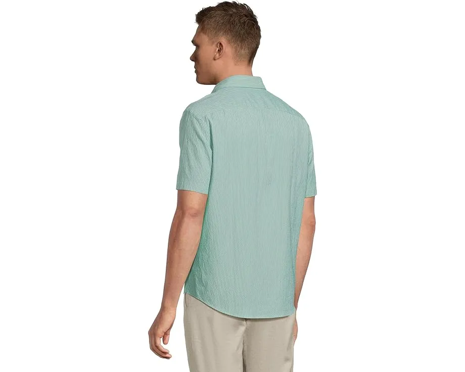 Рубашка UNTUCKit Performance Short Sleeve Forbes Seersucker с отводом влаги