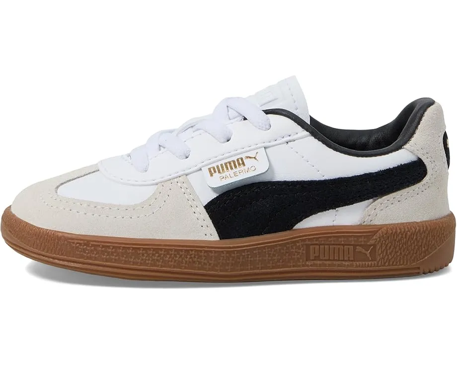 Детские кроссовки Puma Palermo из кожи с эластичными шнурками