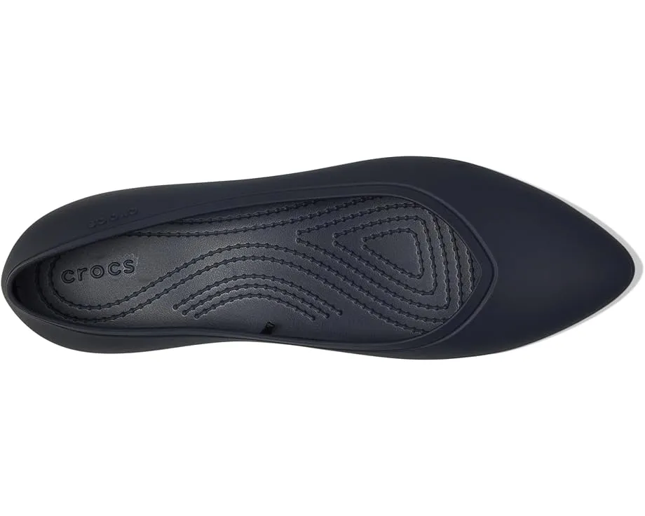 Crocs Туфли Brooklyn Pointed Flat с закругленным квадратным носком