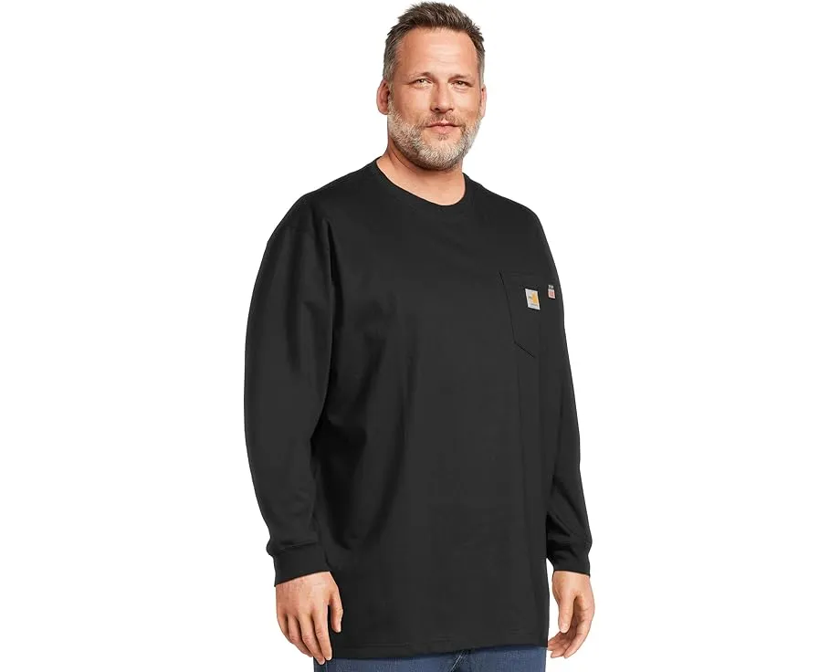 Футболка Carhartt Big & Tall Flame Resistant Force Loose Fit с карманом