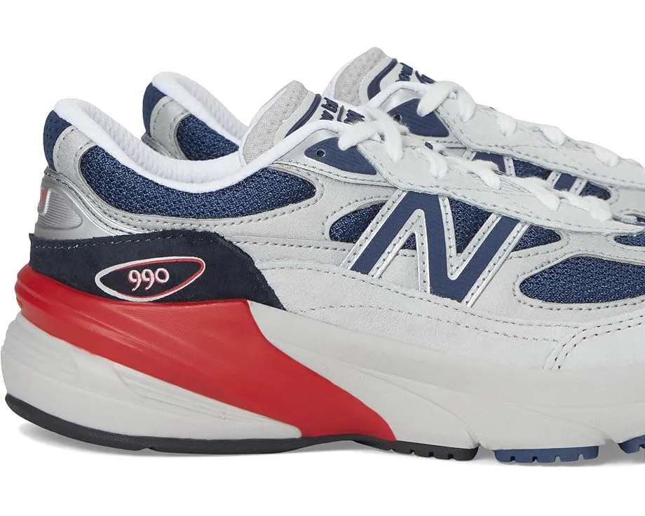 Детские кроссовки New Balance 990v6 с технологией FuelCell и кожаным верхом