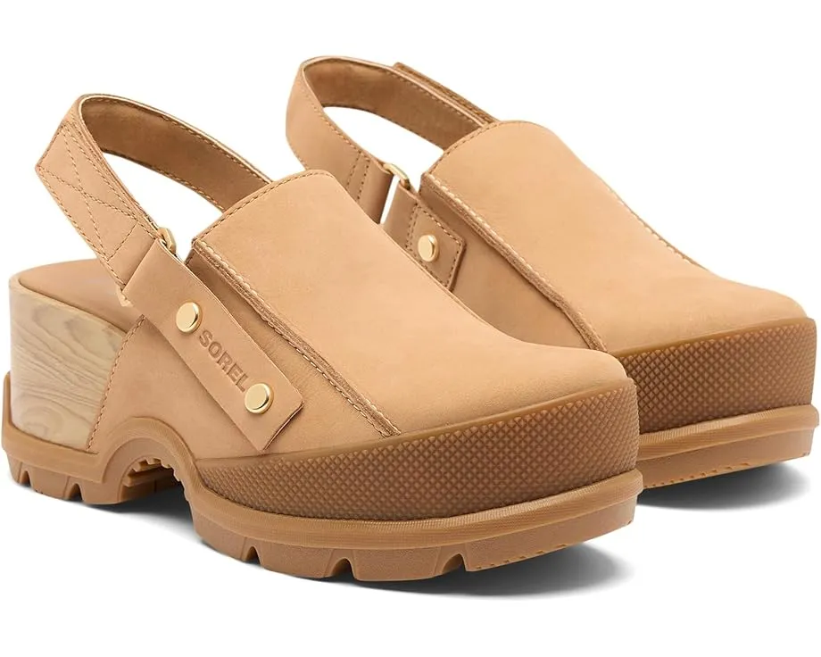 Клоги SOREL Roam’N Clog RBR из гладкой кожи с регулируемой липучкой