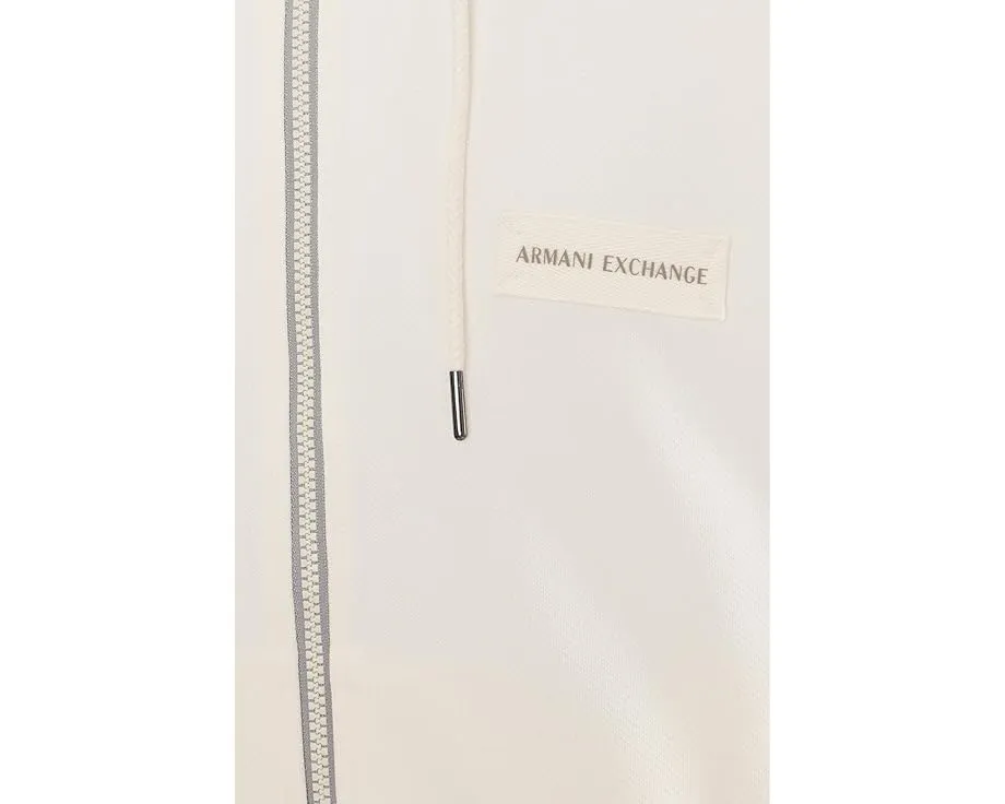 Худи Armani Exchange с молнией и регулируемым капюшоном на кулиске
