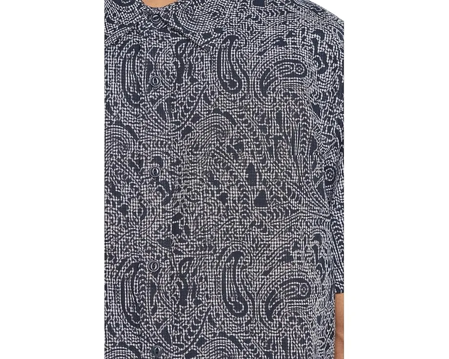 Liverpool Los Angeles рубашка с коротким рукавом и принтом пейсли на пуговицах