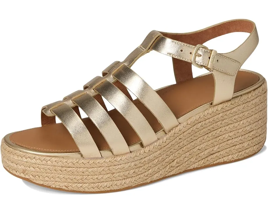 Сандалии FitFlop PLATFFORMS на платформе с эспадрильей