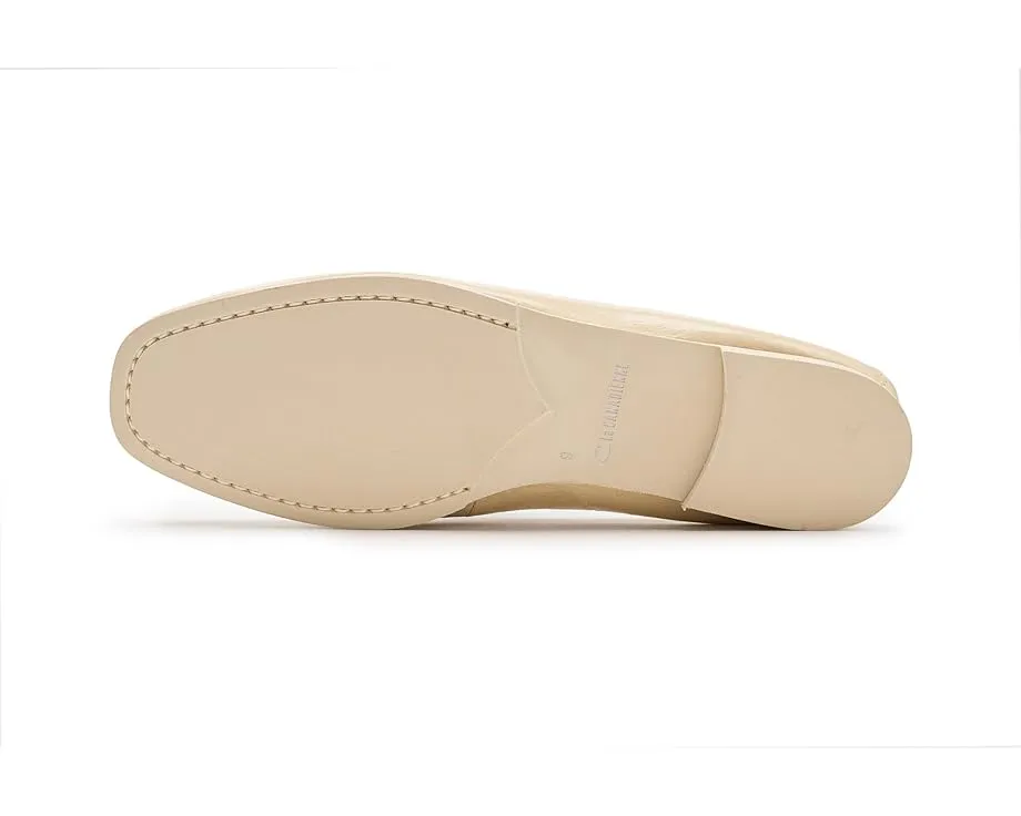 Лоферы Kitson из галечной кожи с резиновой подошвой Vibram