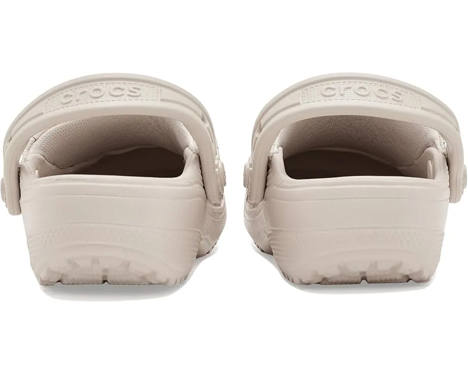 Crocs детские клоги Classic Crafted Canvas с веганской замшей и стежками