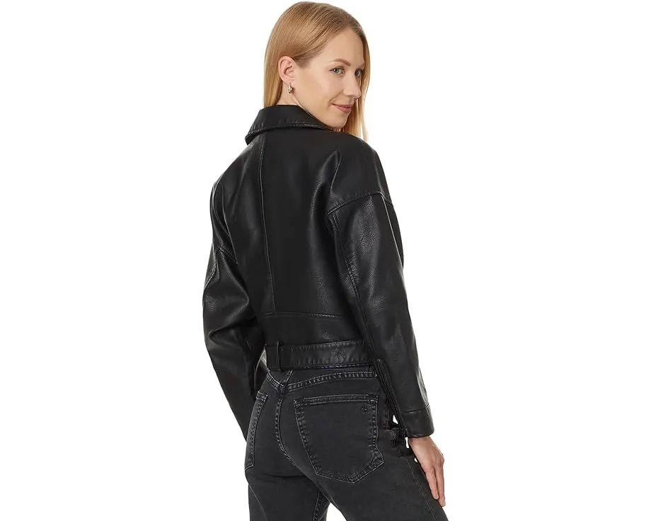 Короткая куртка-косуха Levi's Relaxed Crop из искусственной кожи