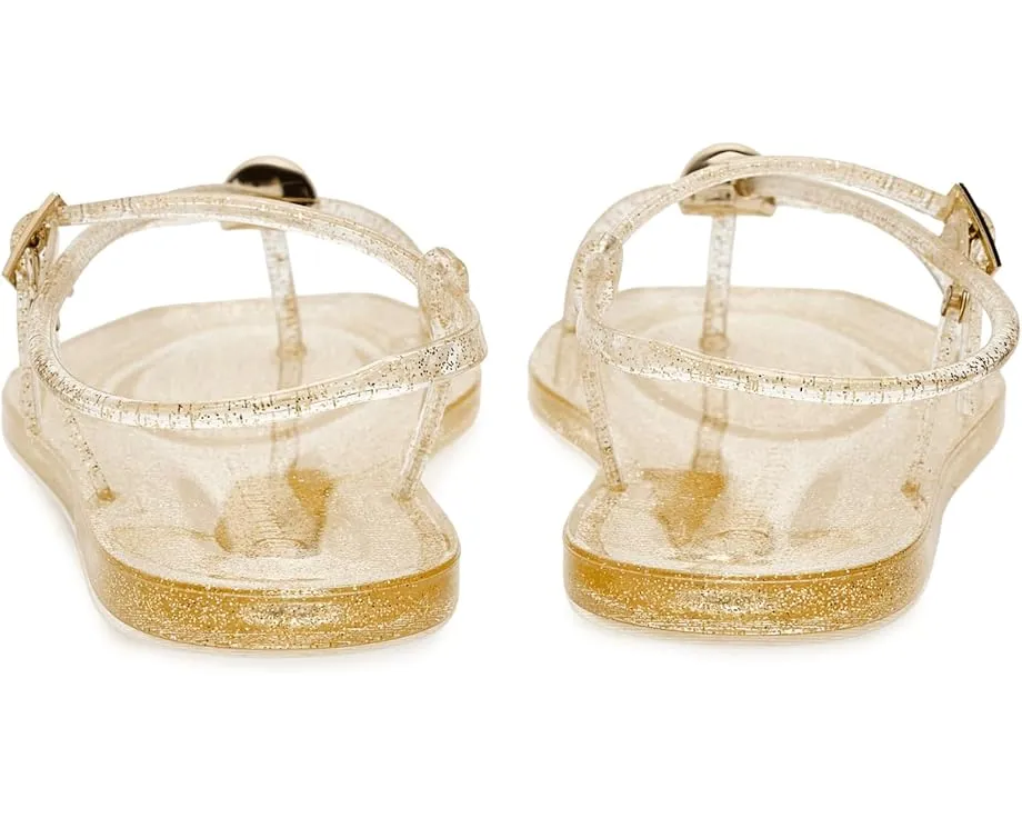 Босоножки Loeffler Randall Dana из блестящего материала с ремешками