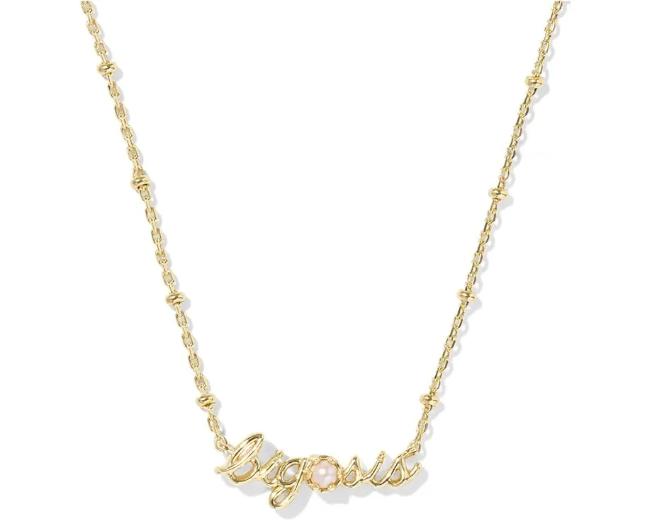 Кулон подвеска с надписью Big Sis Kendra Scott
