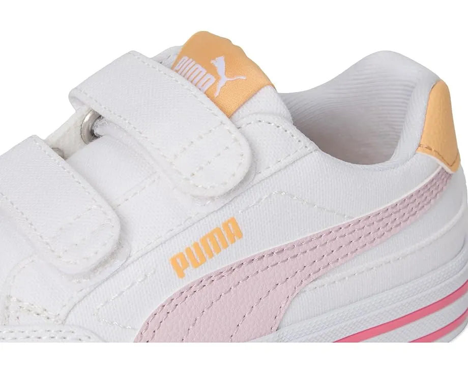 Кроссовки PUMA Kids Court Classic Vulc на липучках с подошвой из каучука