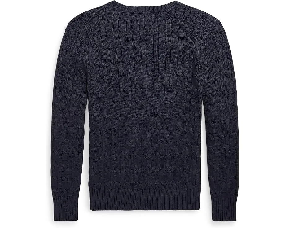 Свитер Polo Ralph Lauren из хлопка с узором коса для детей