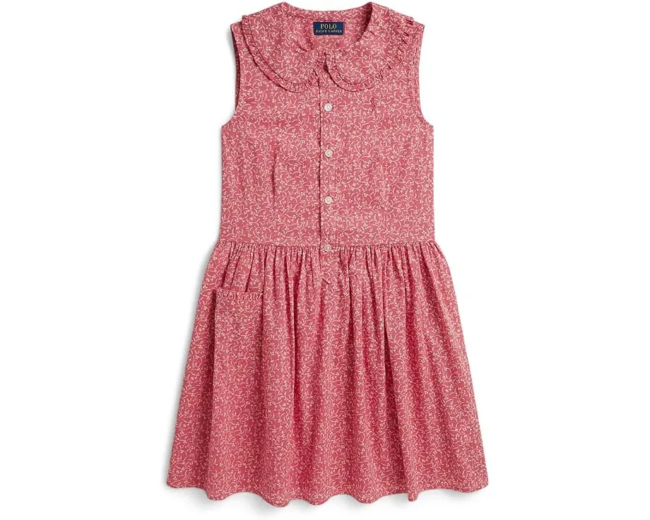 Платье-рубашка Floral Cotton Polo Ralph Lauren для детей