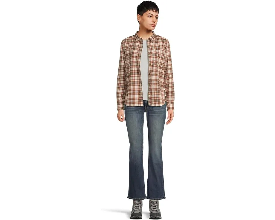 Royal Robbins оверсайз рубашка Lieback из органического хлопка в клетку