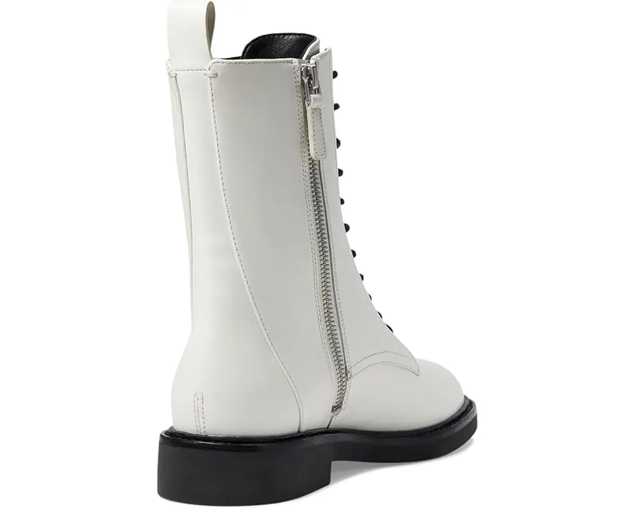 Ботинки Tory Burch Double T Combat с молнией сбоку и квадратным каблуком