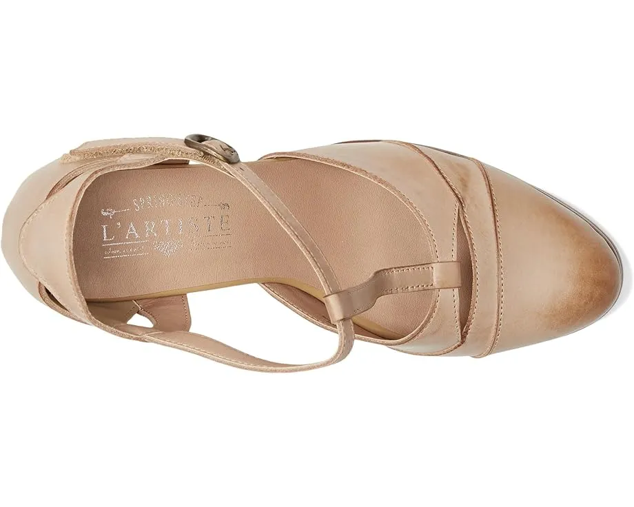 Туфли L'Artiste by Spring Step Altamira на каблуке с Т-образным ремешком и вырезами