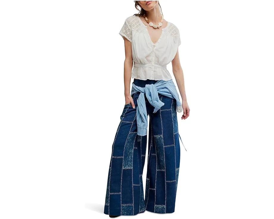 Топ с вышивкой Glimmer и кокеткой от Free People